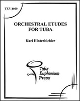 Orchestral Etudes for Tuba Tuba P.O.D. cover